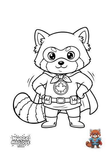 Panda Roux Super-héros