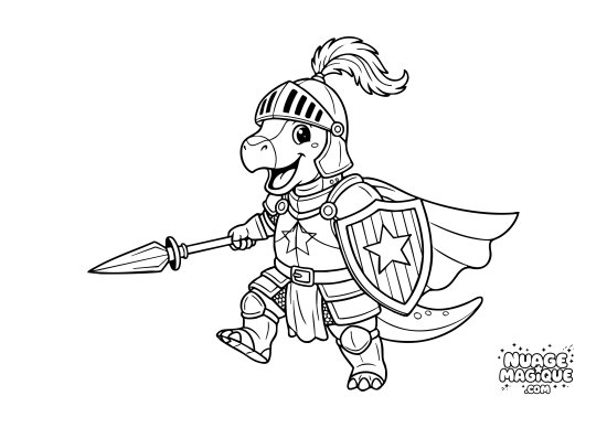 Stégosaure chevalier